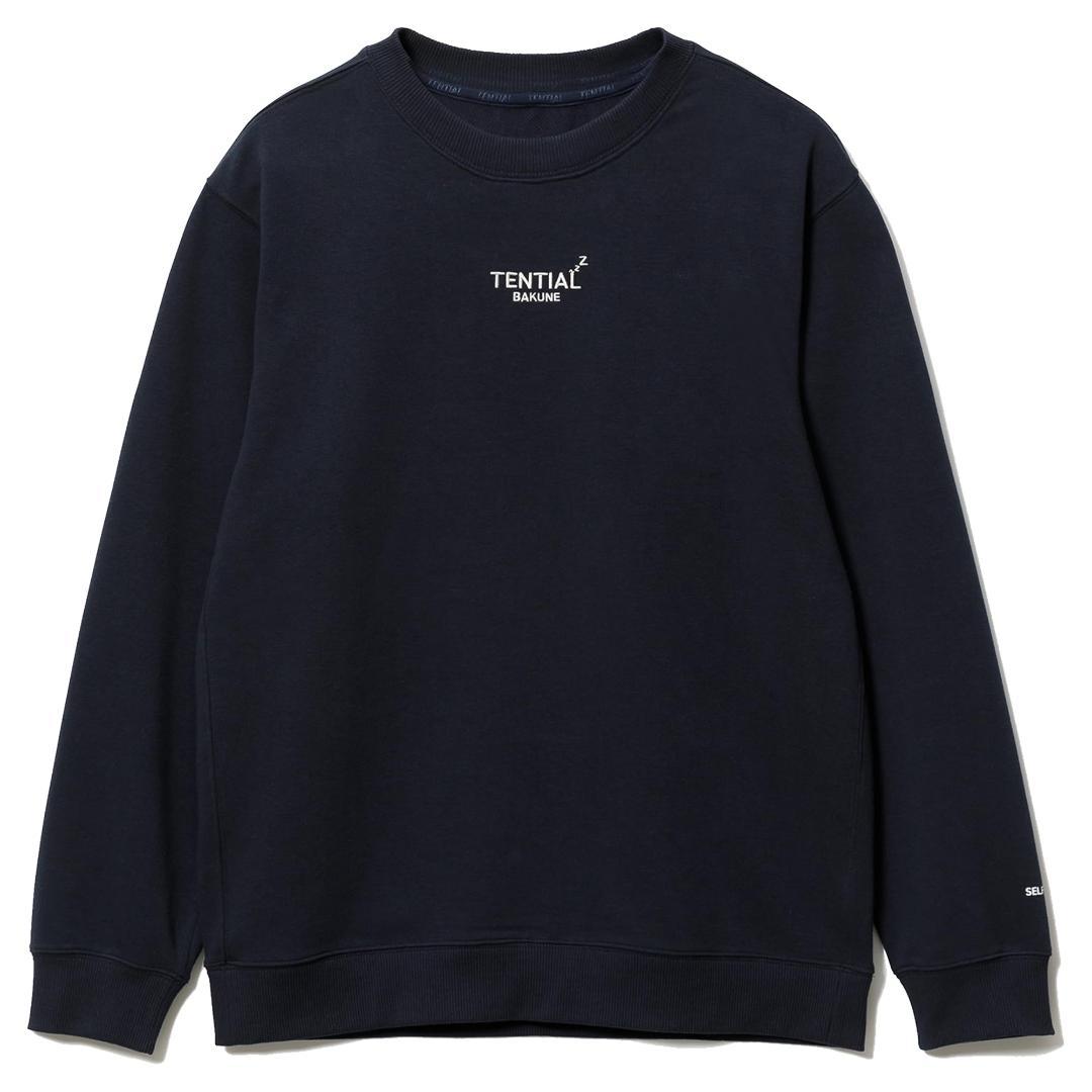BAKUNE スウェット トップス(長袖シャツ) ウィメンズ ネイビー Mサイズ