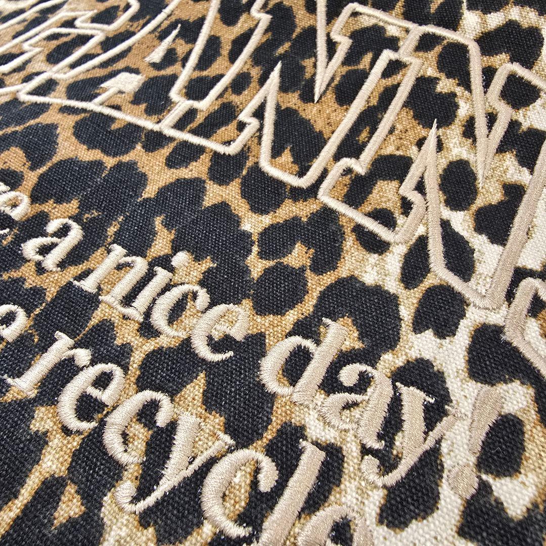 新品未使用　GANNI ヒョウ柄 タグ付きトートバッグ