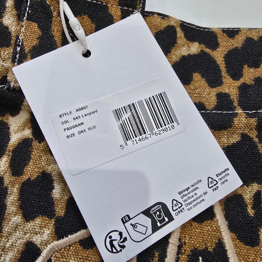 新品未使用　GANNI ヒョウ柄 タグ付きトートバッグ