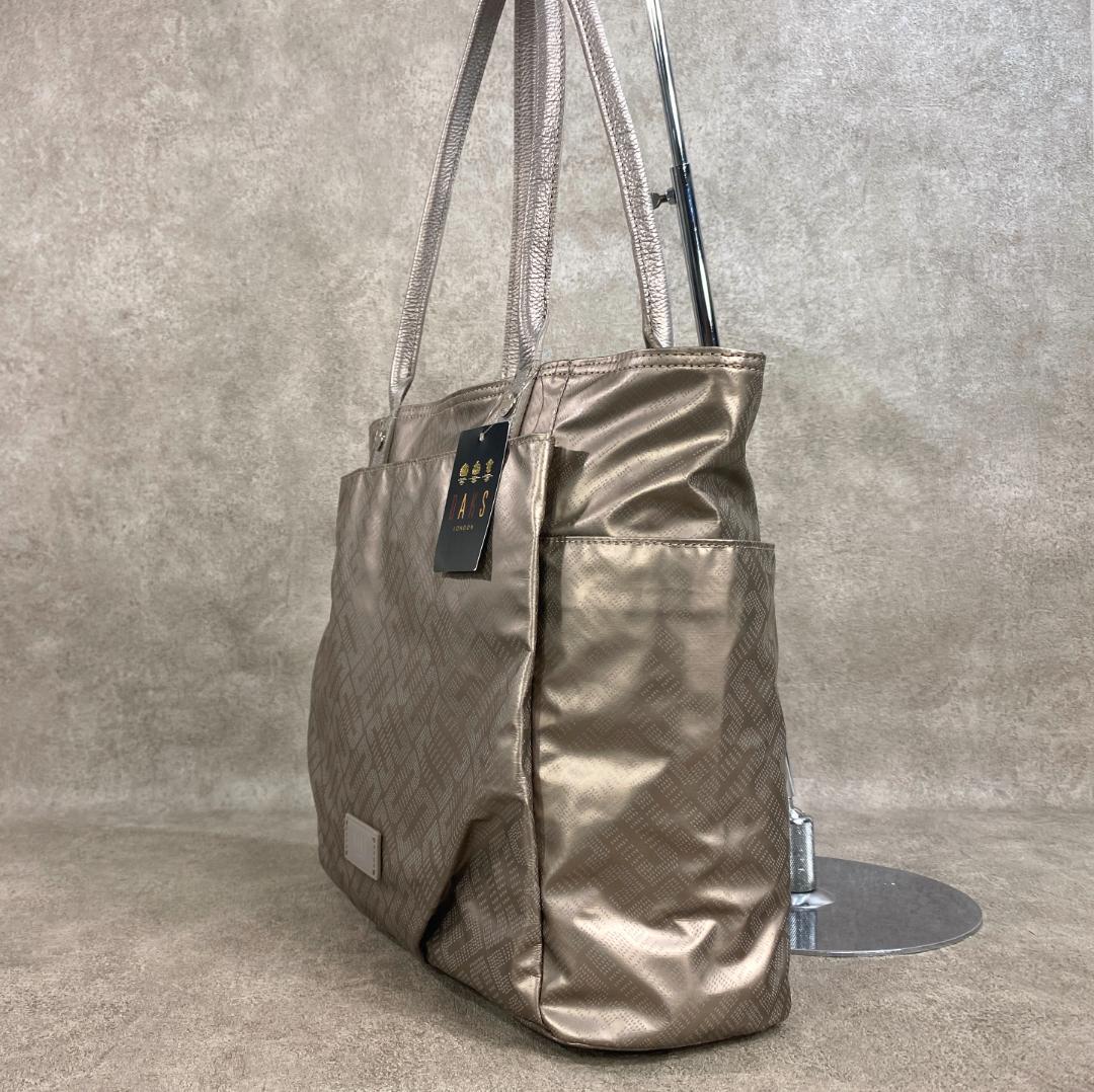 【未使用】 DAKS ダックス ナイロン & 牛革 日本製 トートバッグ