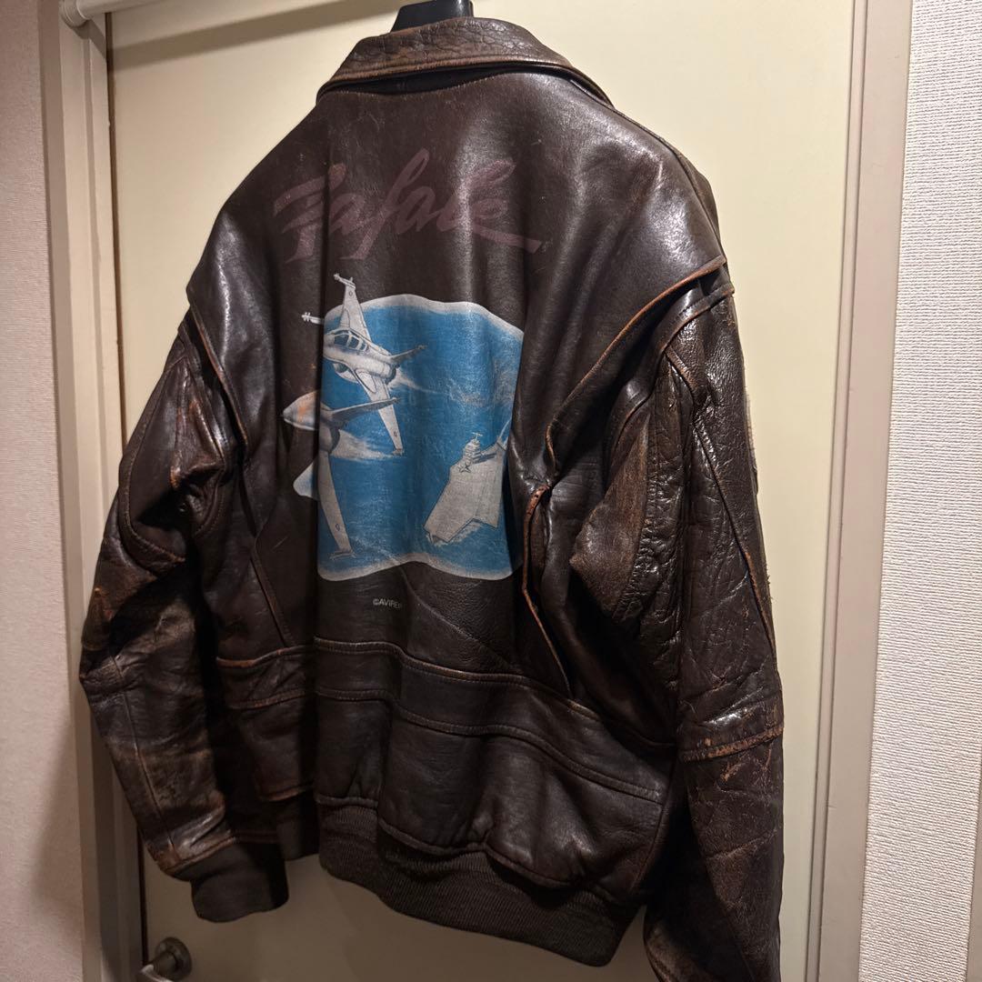 AVIREXレザー製G-1ジャケット