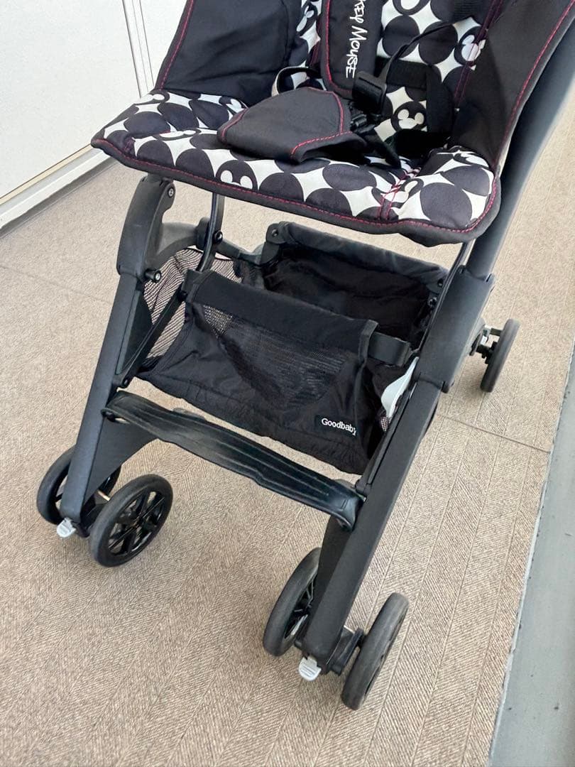 折りたたみベビーカー“ポキット”ベルメゾン限定のディズニー柄　廃盤