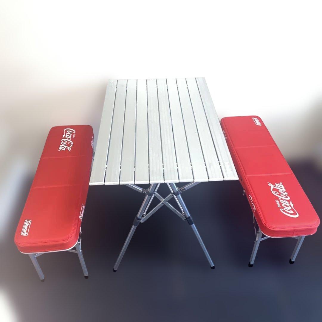Coleman コールマン　コカ・コーラ ピクニックテーブル　チェア　非売品