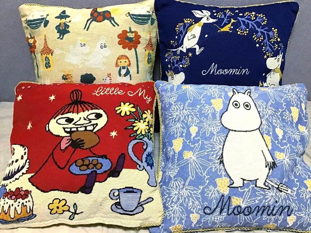 ムーミン ゴブラン織り背当てクッション 全4種