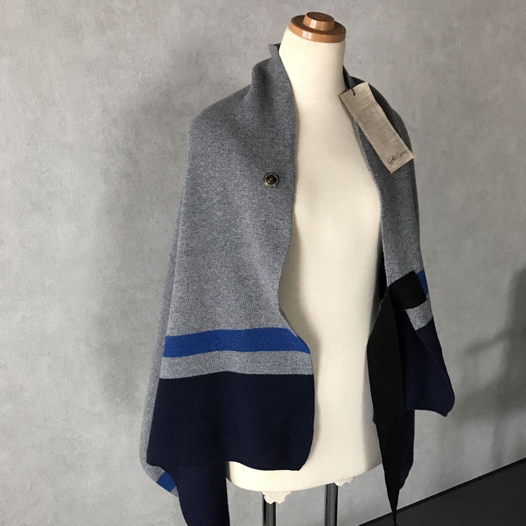 S　新品　イタリア製　カシミヤ混ショール