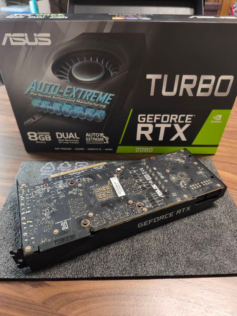 グラフィックボード・グラボ・ビデオカード ASUS GeForce RTX 2080 8GB TURBO
