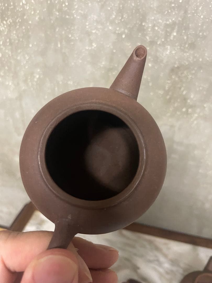 急須　紫砂　中国　古玩　宜興　赤泥　曷明昌　古美術　骨董