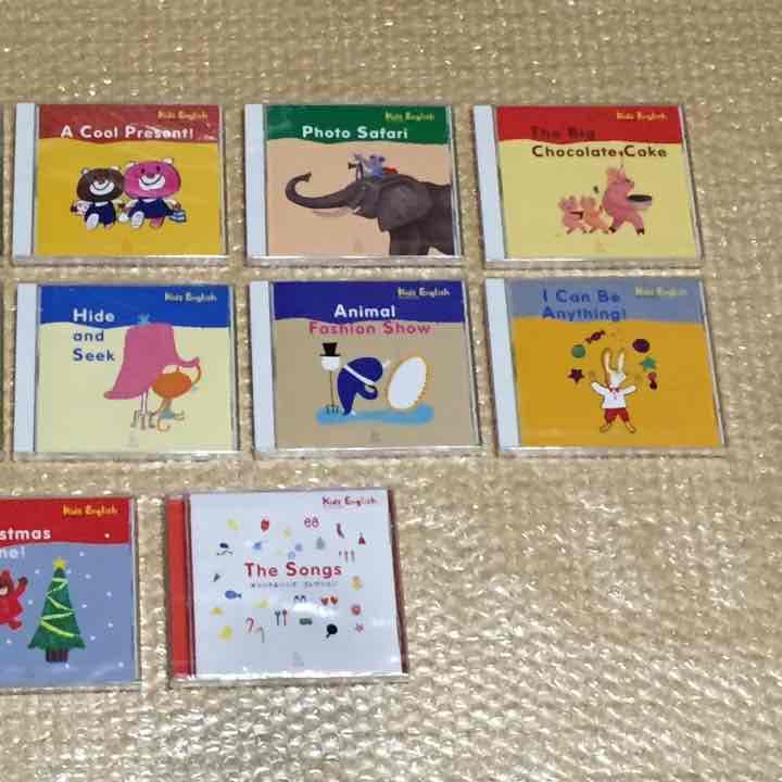 ◆キッズイングリッシュ◆子供英語CD 絵本パペットのスタートセット