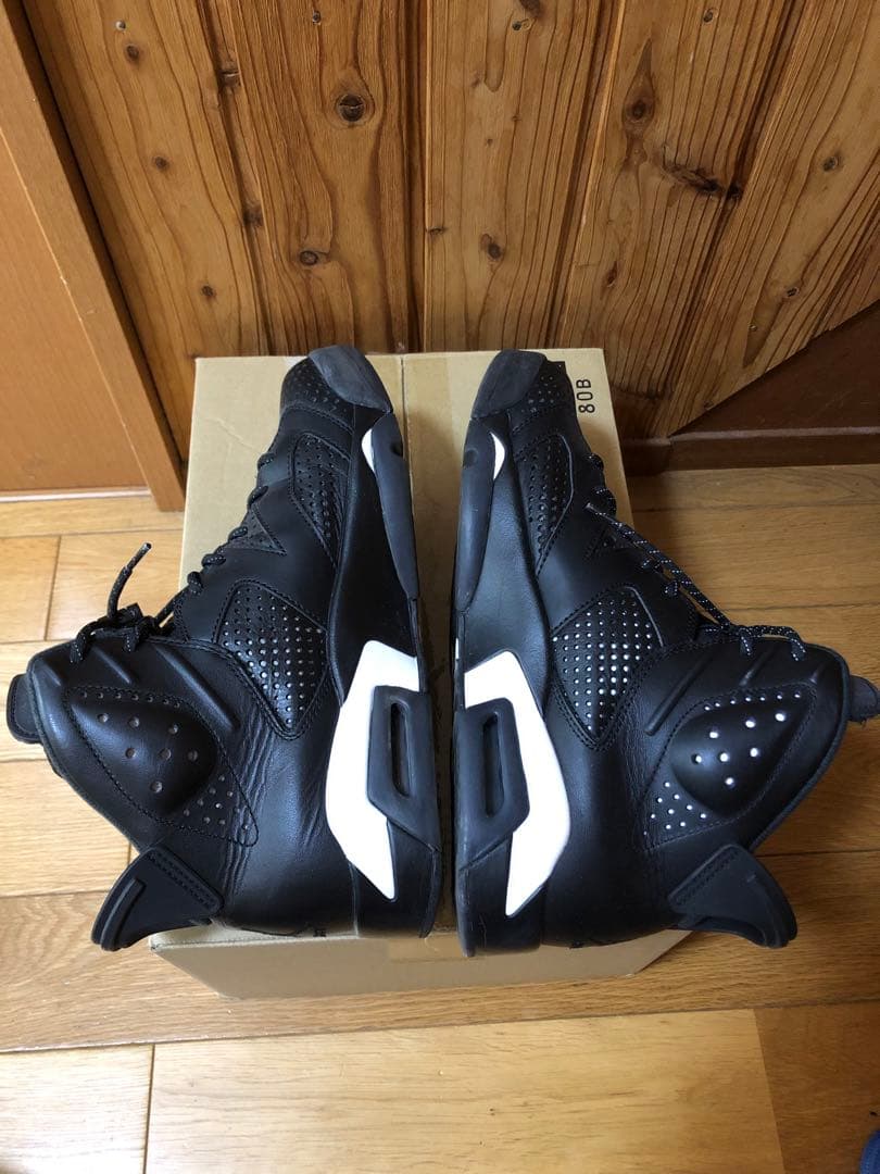 Air Jordan 6 ブラックハイカットスニーカー