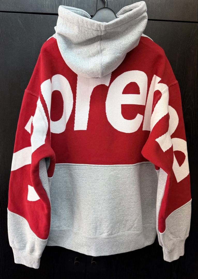 希少 シュプリーム Supreme Big Logo Jacquard パーカー