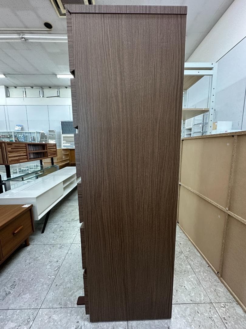 ニトリ　チェスト　6段　クエス60　ブラウン