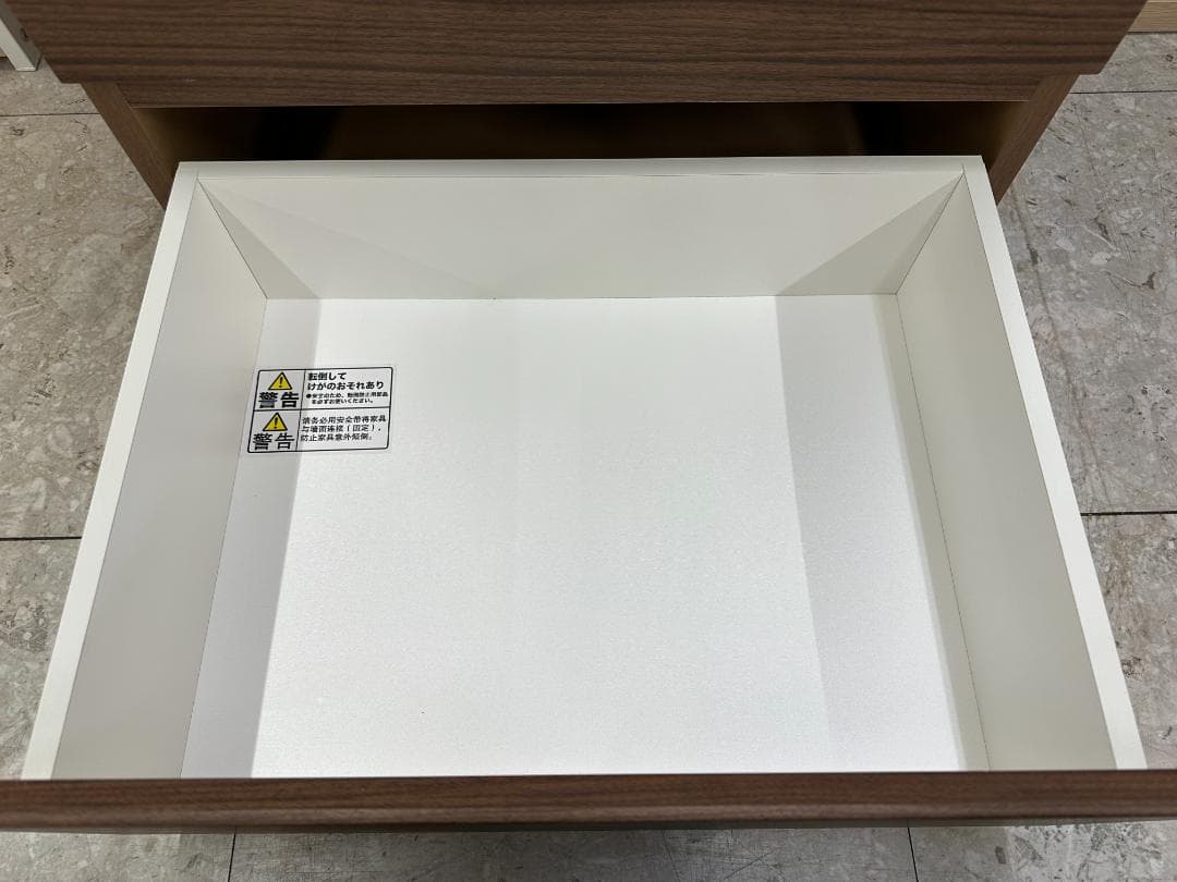 ニトリ　チェスト　6段　クエス60　ブラウン