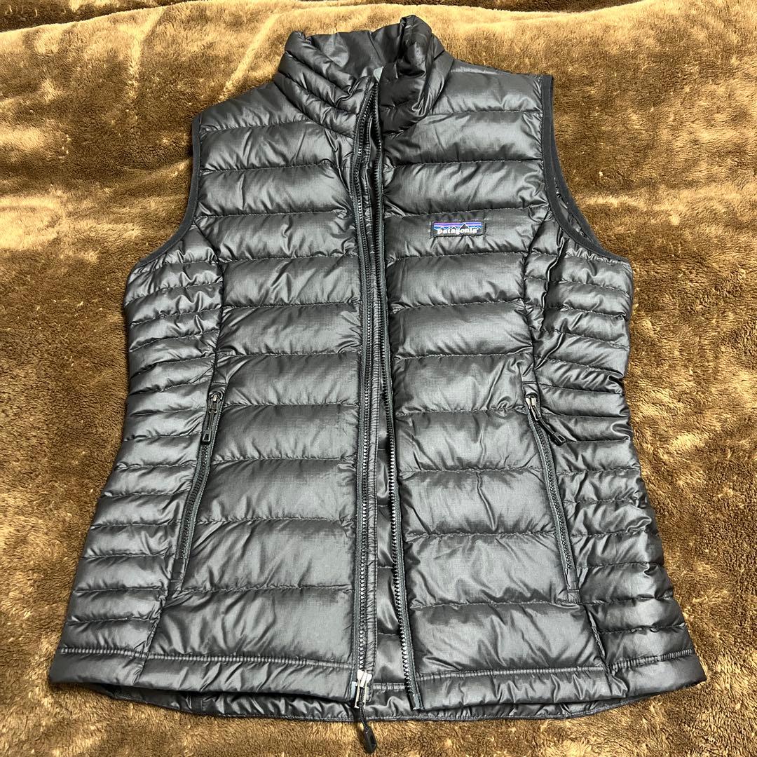 Patagonia 未使用 ウィメンズ ダウン・セーター・ベスト ブラック S