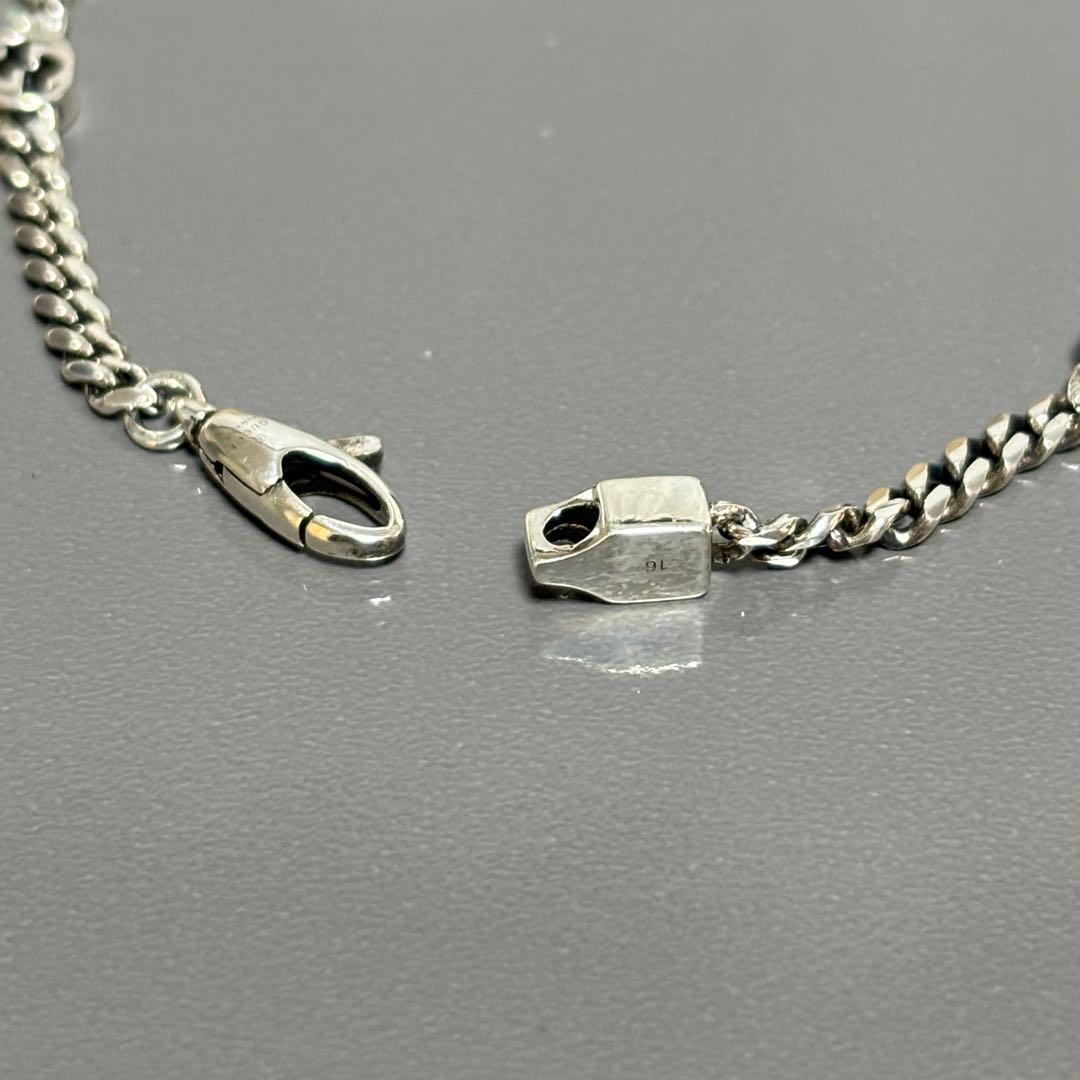 【Gucci 】シルバーブレスレット ロゴ入り