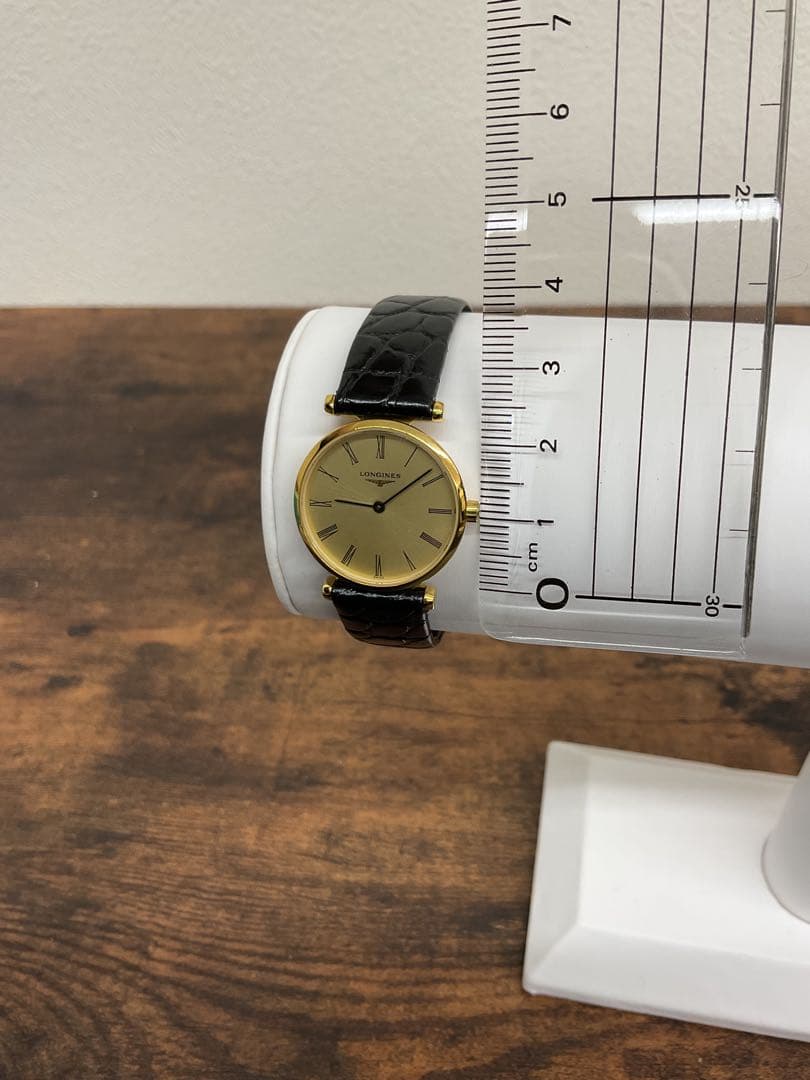 LONGINES ロンジン グランドクラシック クォーツ ゴールド文字盤 不動