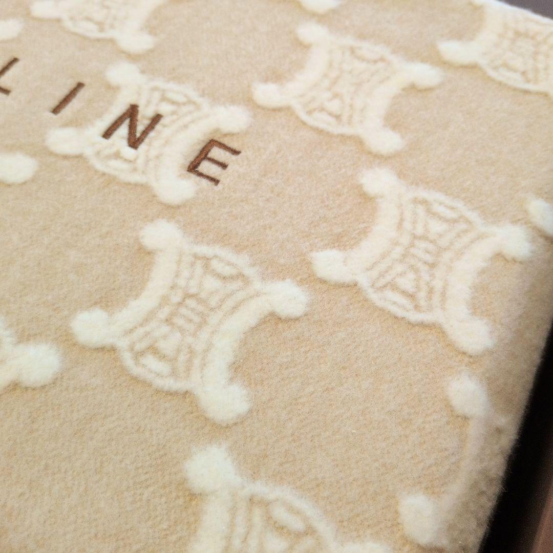 CELINE ひざ掛け ブランケット①