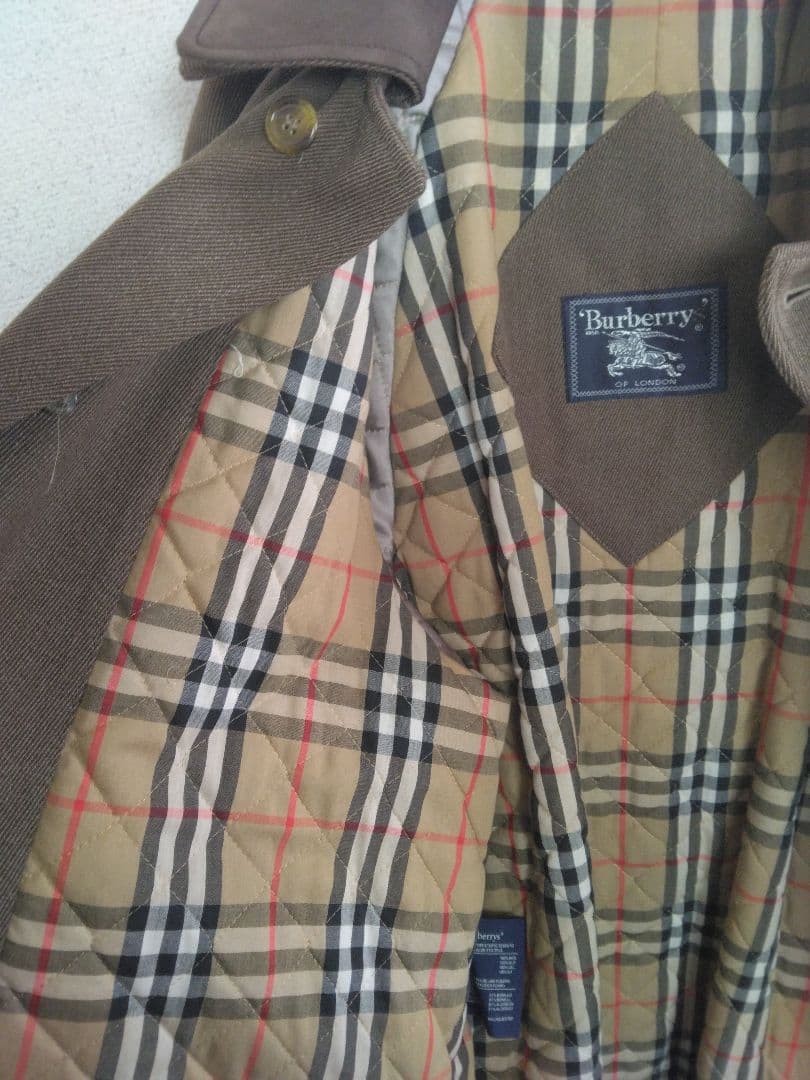Burberry ステンカラーコート ブラウン