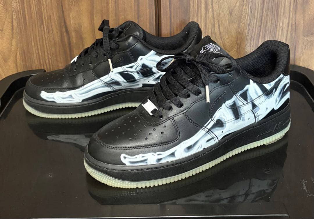 NIKE エアフォース1 スケルトン　Black Skeleton 26.5