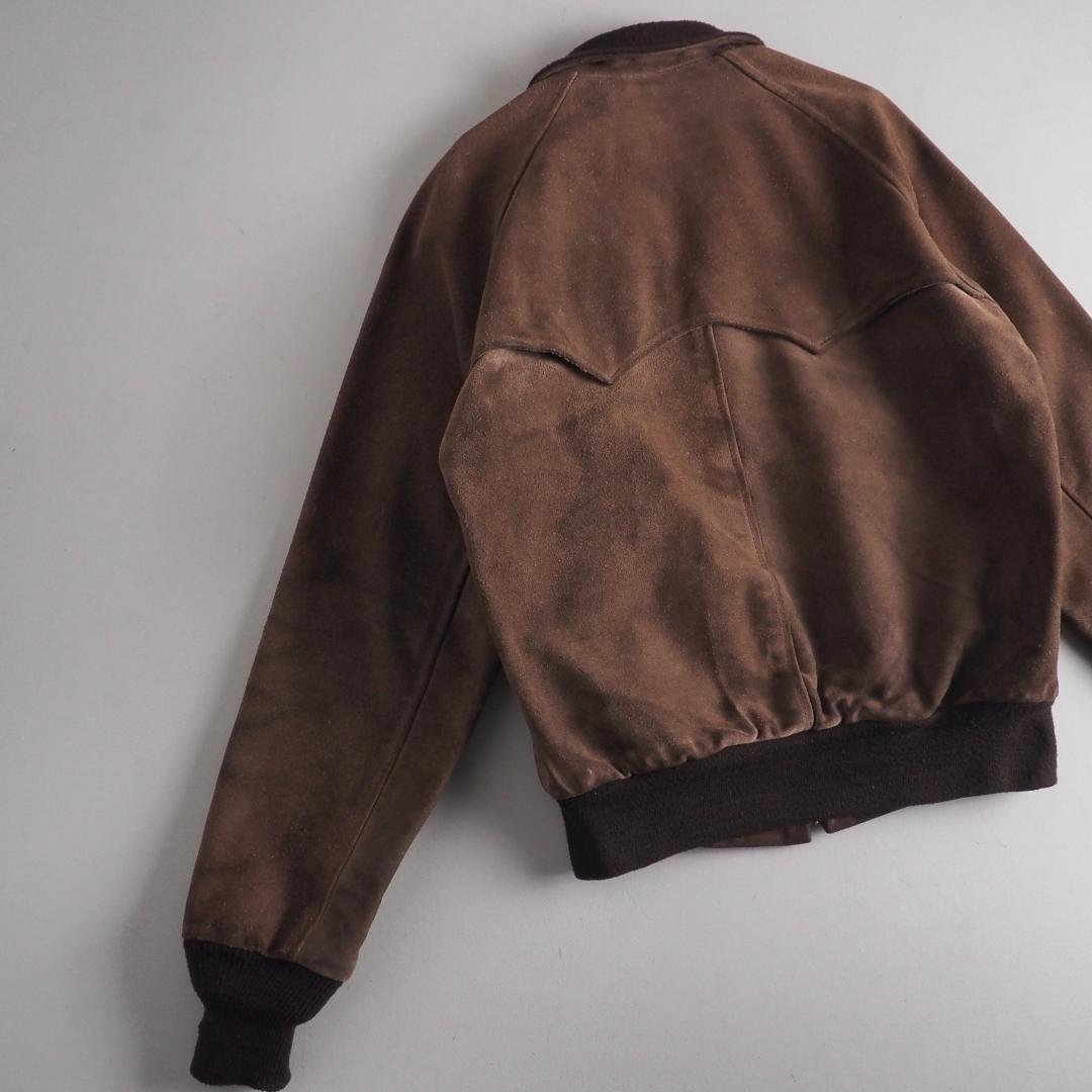 Schott　ショット　size40　スエードジャケット　ブラウン　美品