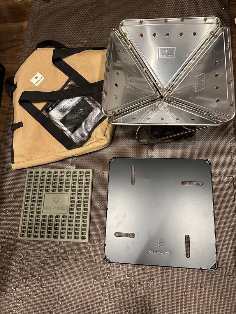 スノーピーク 焚き火台Mスターターセット　新品未使用【あやかじ】15時まで