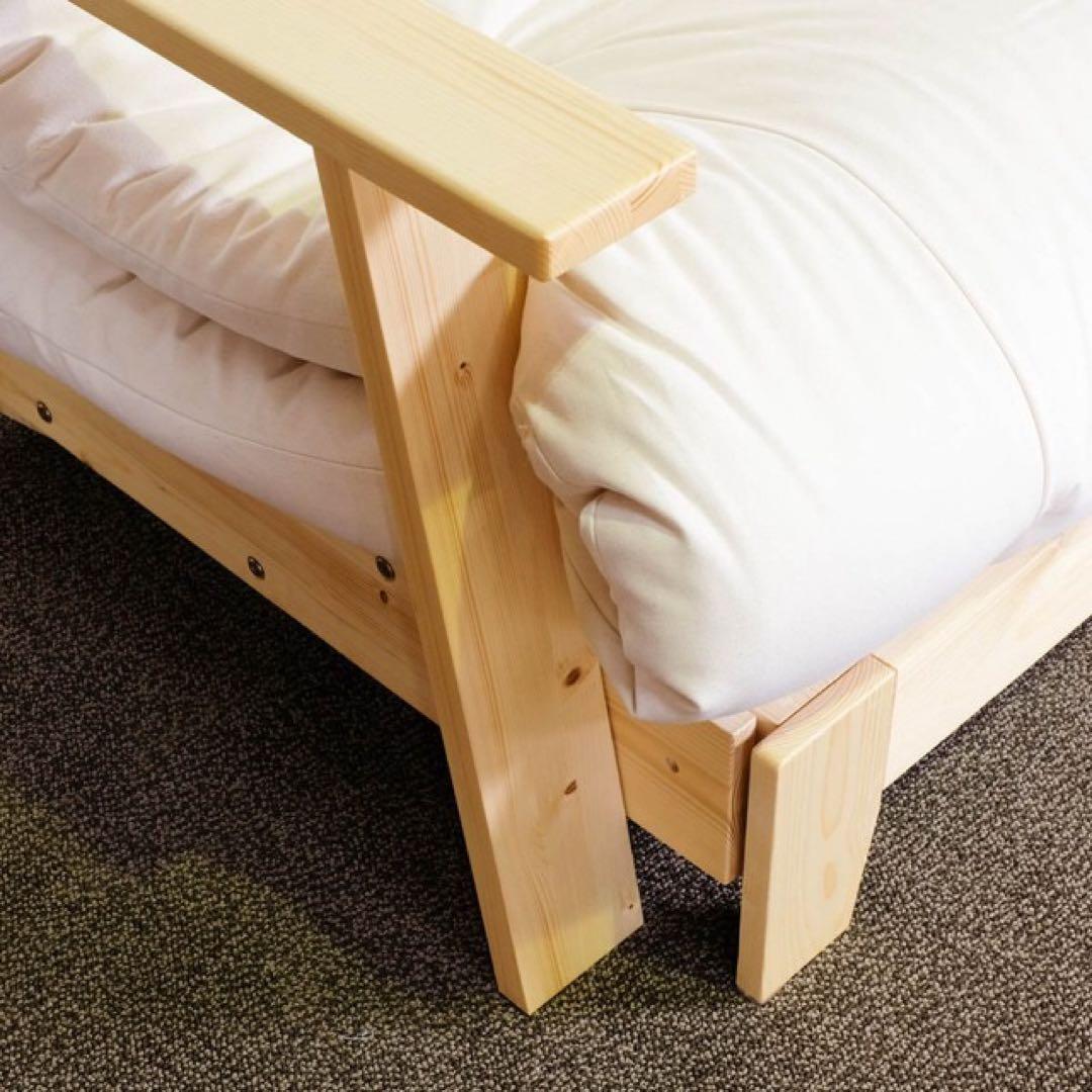 Q新品 DINO ソファベッド 敷布団 単品 セミダブル 日本製 コットン 布団