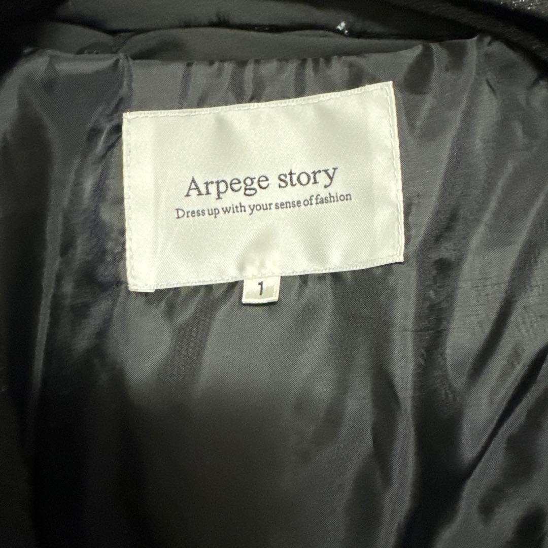 Arpege story ファーフード付きMINOTECH中綿コート