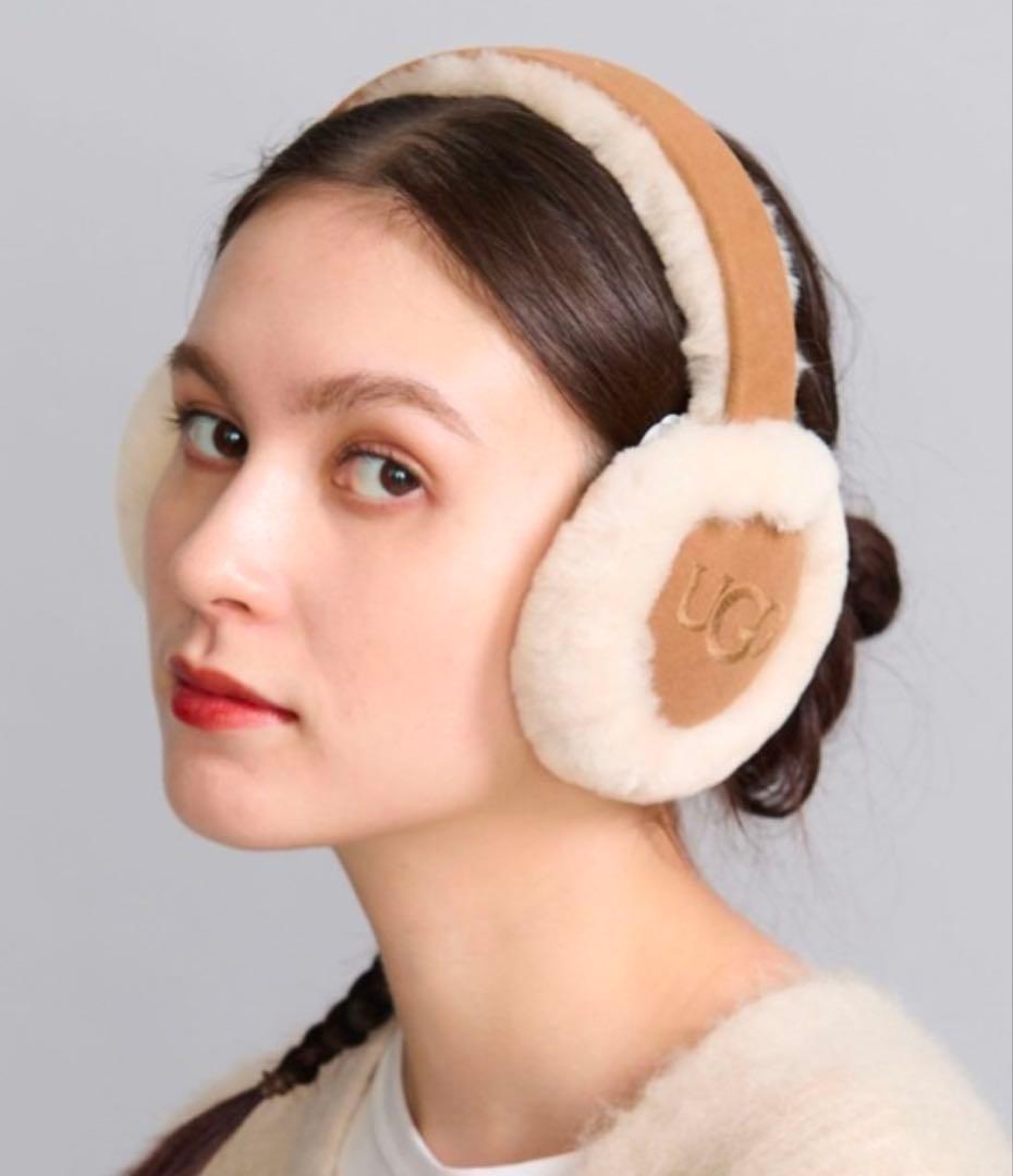 ［最終お値下げ］UGG ブラウンファーシープスキン チェスナットイヤーマフ