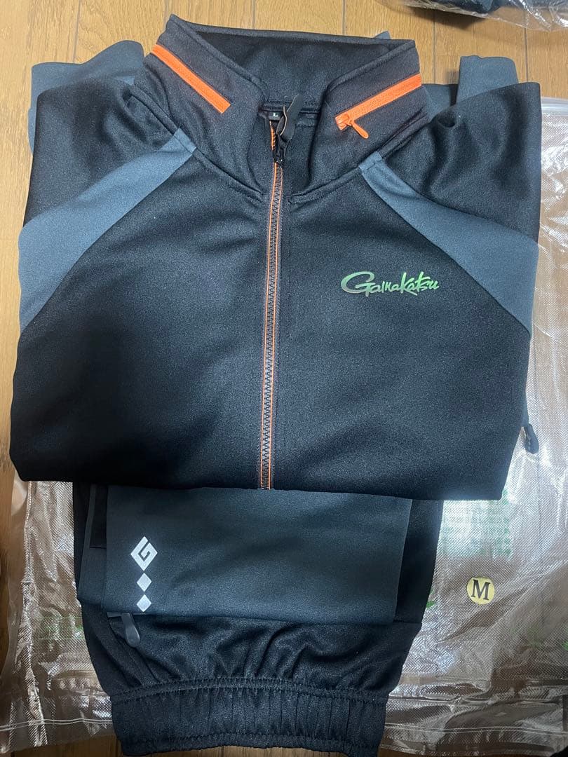 ガマカツ ジップアップジャケット上下 Lサイズ