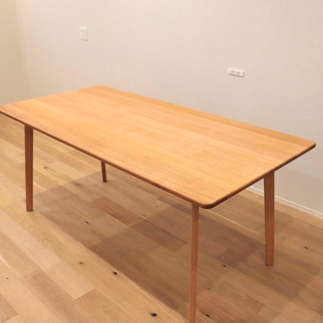 momo natural オーク材ダイニングテーブル170 180 新品送料込み