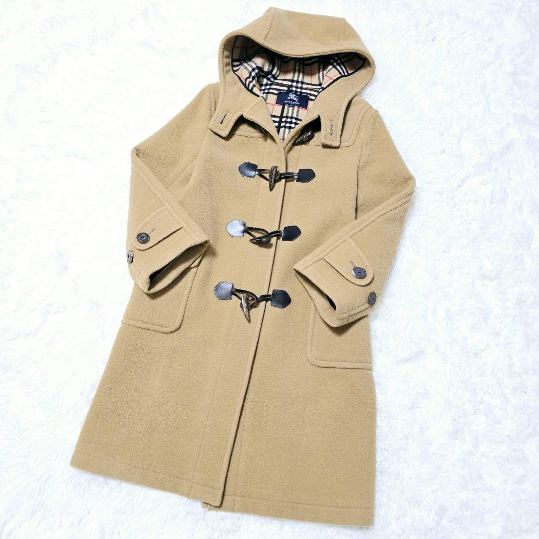 バーバリー ロンドン ノバチェック ダッフルコート ベージュ