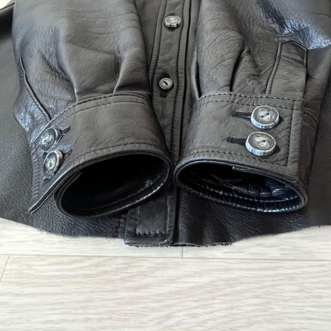 レッドムーン Number One Leathers レザージャケット 36 黒