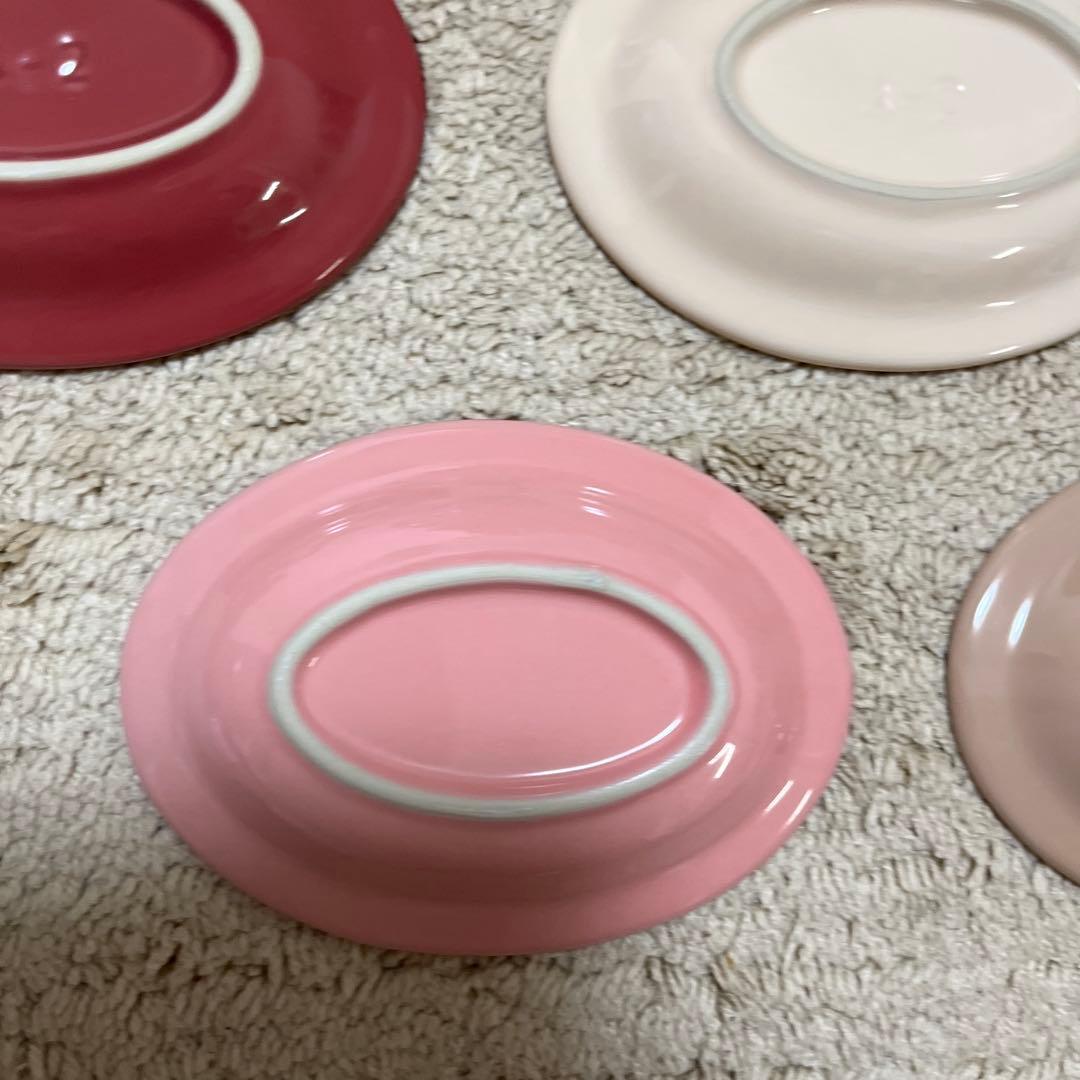 ルクルーゼ ミニ　オーバル　プレート　5枚セット　新品　箱付き