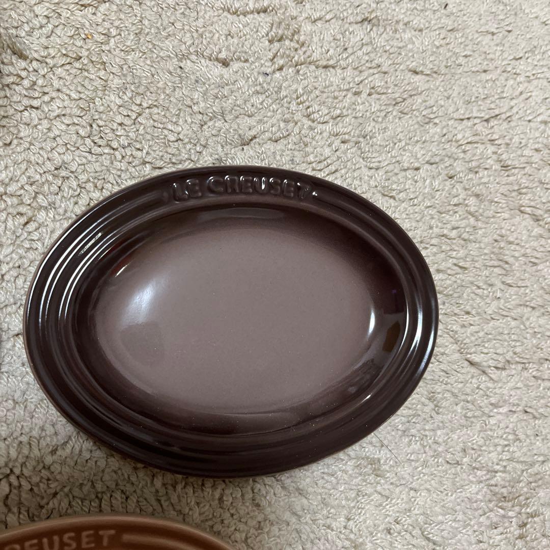 ルクルーゼ ミニ　オーバル　プレート　5枚セット　新品　箱付き