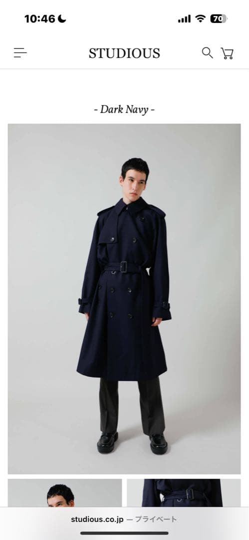 20AW JOHN LAWRENCE SULLIVAN トレンチコート