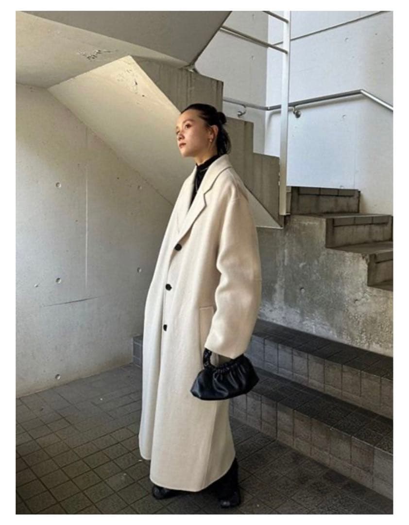 todayful 完売 23AW 今期 ウール コート チェスターコート