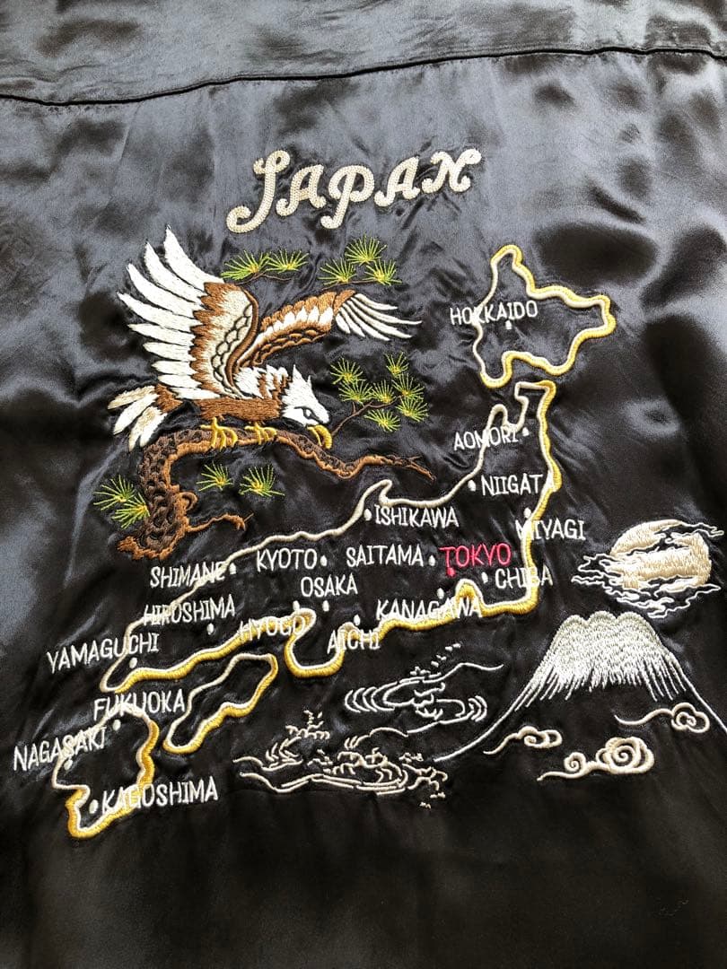 Schott レーヨン スカ エイジング ロングスリーブシャツ／スーベニアシャツ