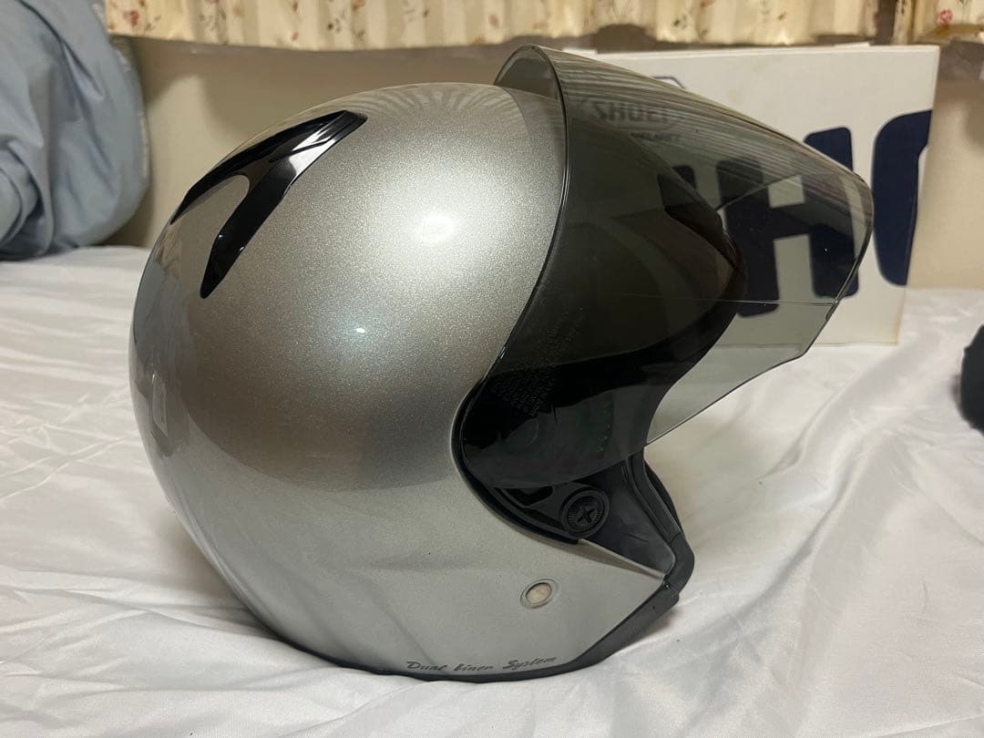 SHOEI J-Forceジェットヘルメット シルバー