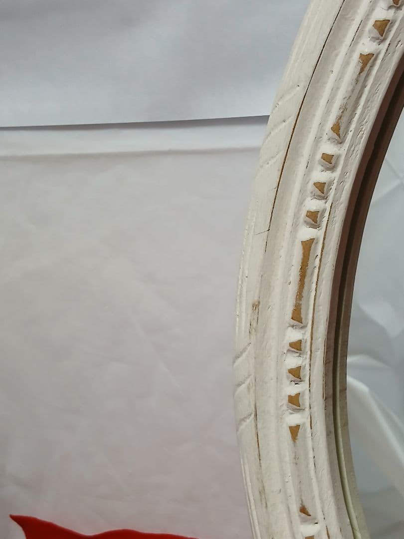 お値下げ！BLANC D'IVOIREブランディボワール 壁掛け鏡 木製枠　大型