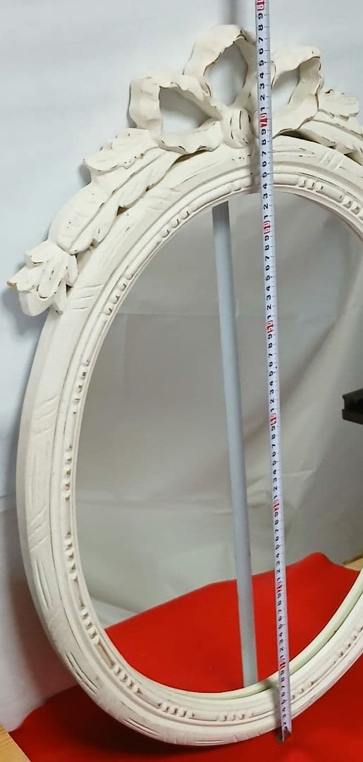 お値下げ！BLANC D'IVOIREブランディボワール 壁掛け鏡 木製枠　大型