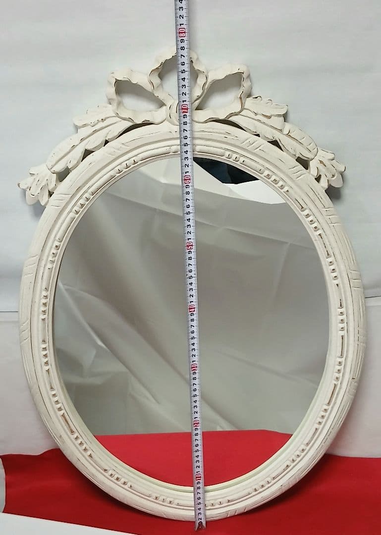 お値下げ！BLANC D'IVOIREブランディボワール 壁掛け鏡 木製枠　大型