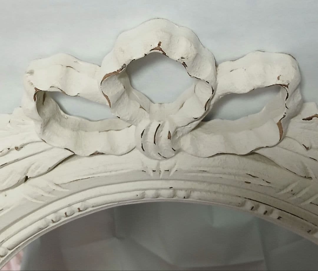 お値下げ！BLANC D'IVOIREブランディボワール 壁掛け鏡 木製枠　大型