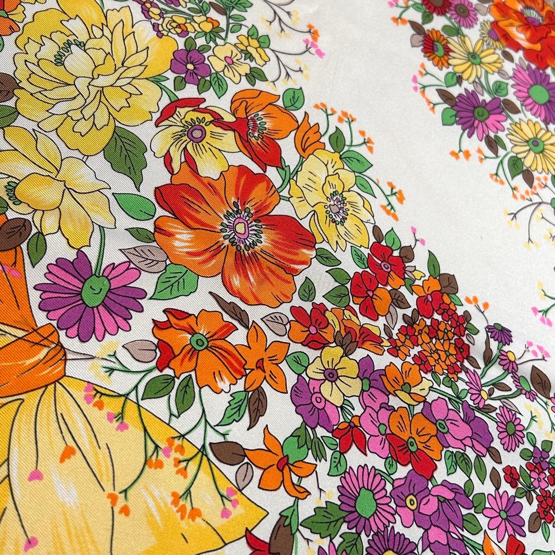 【極上美品】正規店購入品 クリスチャンディオール シルクスカーフ ヴィンテージ