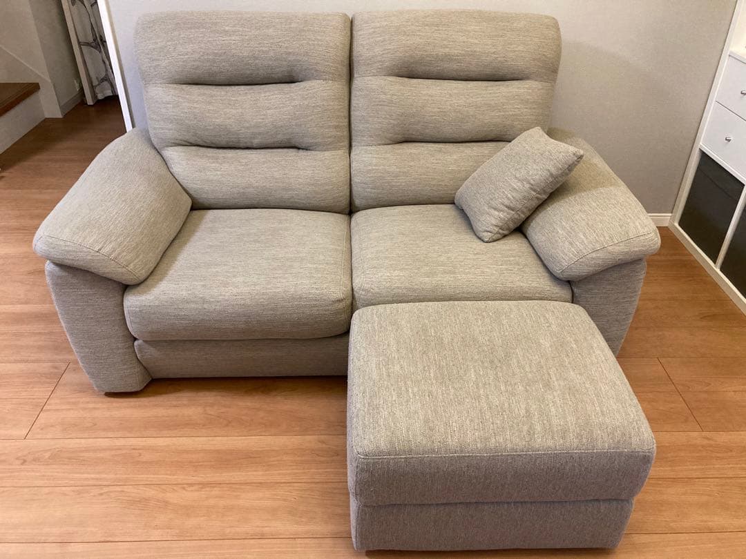 【おまけさん専用】ニトリ　2人掛け布張りソファ　(NポケットA12 H-LO)