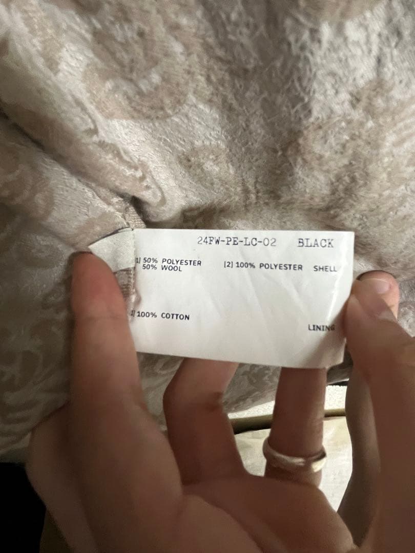 ジャケット・アウター Professor.e 24aw aged wool coat