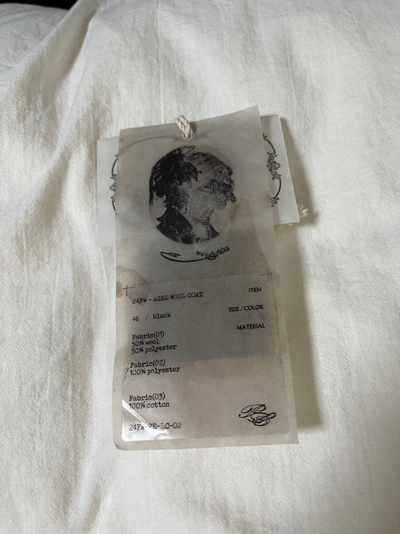 ジャケット・アウター Professor.e 24aw aged wool coat