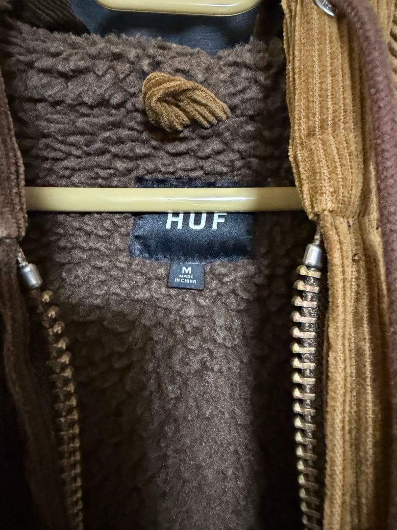 HUF コーデュロイフードジャケット M