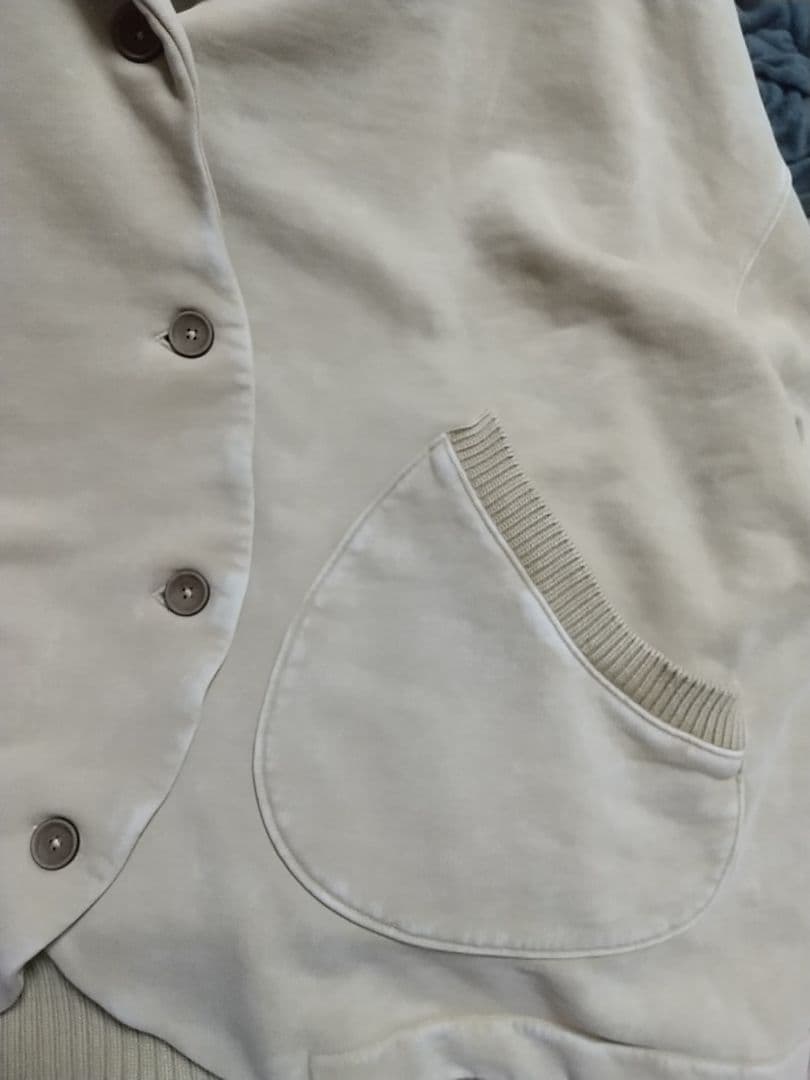 tumugu✮今期新作 コットン裏起毛ニットジャケット