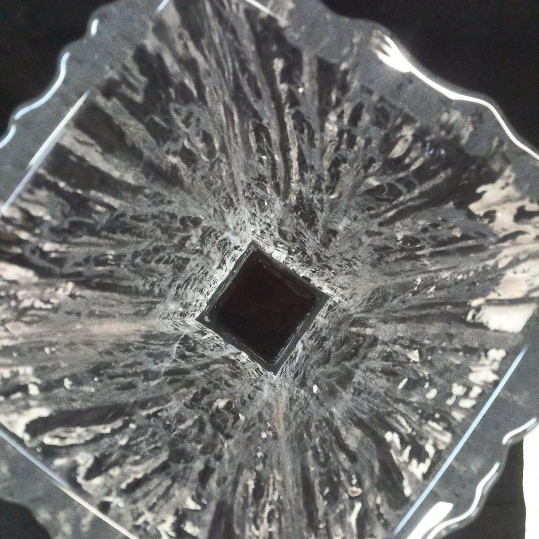 昭和レトロ/高級クリスタルマツガオカ花瓶769