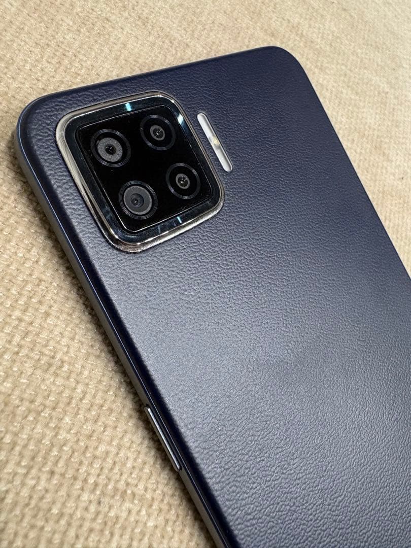 【動作確認済】OPPO A73 SIMフリー ネイビー 美品 付属品付き