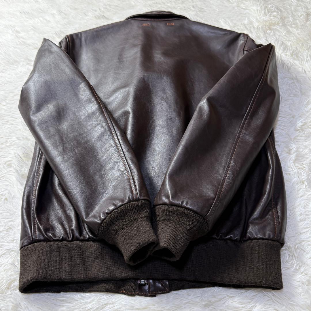 【極美品】AVIREX A-2 レザーフライトジャケット M 現行完売品